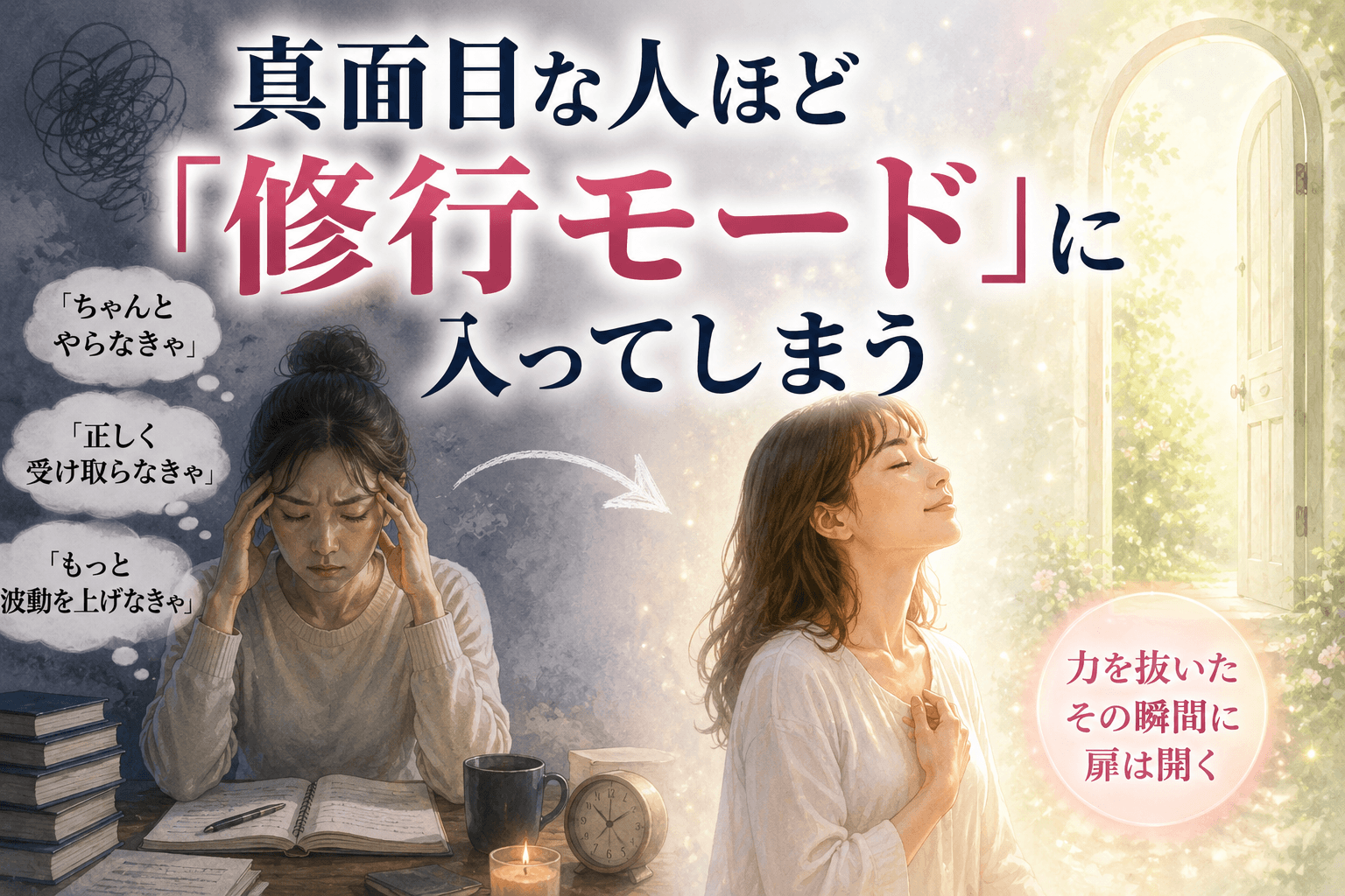 真面目な人ほど「修行モード」に入ってしまう