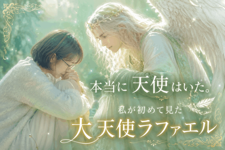 私が初めて天使を見た日🪽大天使ラファエルとの不思議な出会い【実体験】